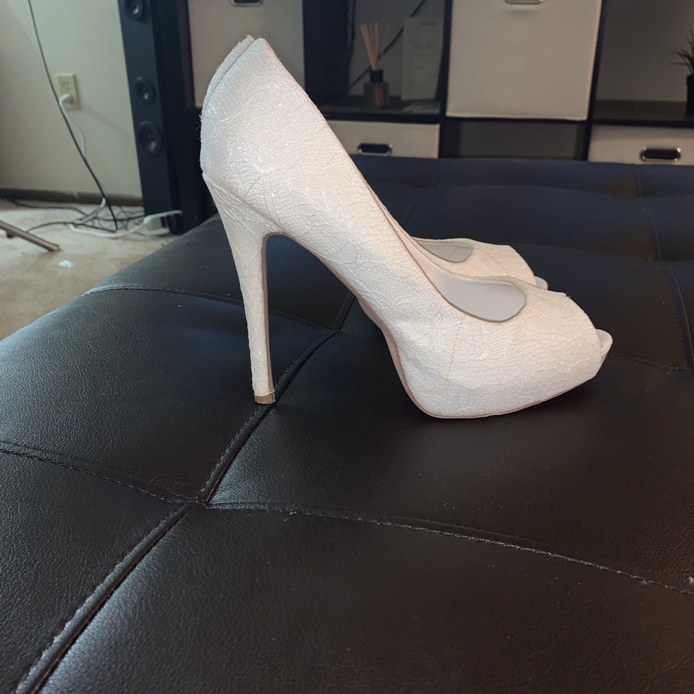 Lace heels